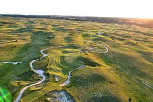 Prairie Club (Dunes) 16th Sunset Aerial